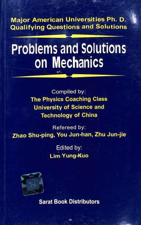 Book cover number 1 for Problems And Solution On Mechanics written by NA published by Sarat Book Distributors