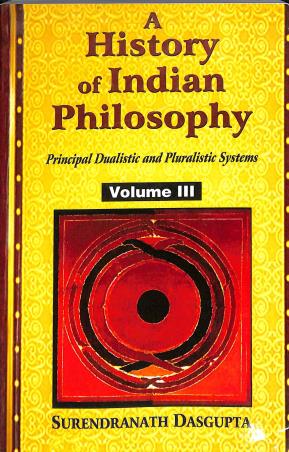 Book cover number 1 for A History Of Indian Philosophy Volume 3 written by Surendranath Dasgupta published by Motilal Banarsidass Publishers