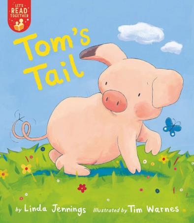 Book cover number 1 for Tom's Tail written by Linda Jennings published by Tiger Tales