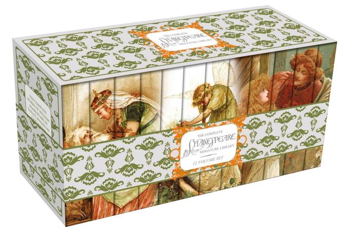 Book cover number 1 for The Complete Shakespeare Miniature Library (12 Volume Set) written by William Shakespeare published by Canterbury
