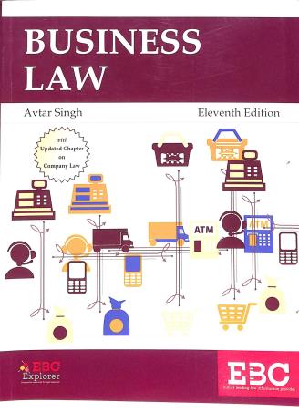 Book cover number 1 for Business Law written by Avtar Singh published by Eastern Book Company