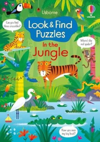 Book cover number 1 for Look & Find Puzzles In The Jungle written by Kirsteen Robson published by Usborne