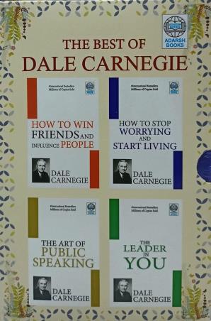 Book cover number 1 for The Best Of Dale Carnegie (Set Of 4 books) written by Dale Carnegie, Joseph Murphy published by Adarsh Books