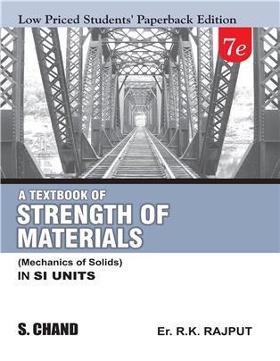 Book cover number 1 for A Textbook Of Strength Of Materials (Low Priced Students' Paperback Edition) written by R. K. Rajput published by S. Chand Publishing