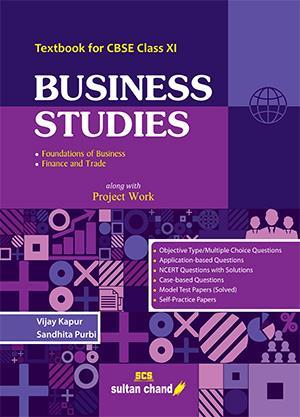 Book cover number 1 for Business Studies : Textbook For CBSE Class 11 (Along With Project Work) written by Vijay Kapur, Sandhita Purbi published by Sultan Chand & Sons (P) Ltd