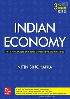 Book cover number 1 for Indian Economy : For Civil Services And Other Competitive Examinations written by Nitin Singhania published by McGraw Hill Education Private Limited