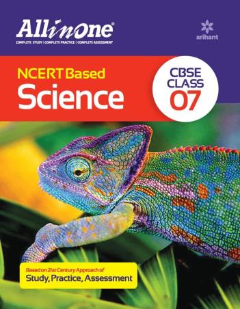 Book cover number 1 for All In One NCERT Based Science CBSE Class 07 written by Mohd. Zafar, Seema Mehra, Poonam Singh published by Arihant Prakashan