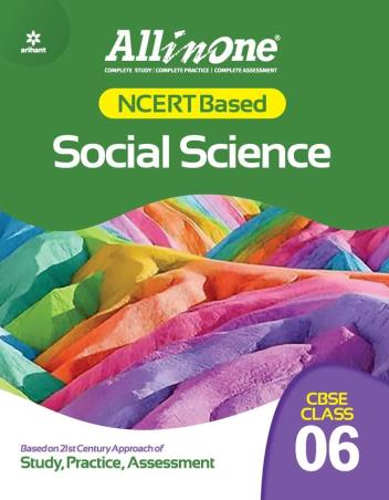 Book cover number 1 for All In One Social Science CBSE Class 6 written by Gajendra singh, Madhumita Pattrea published by Arihant Prakashan