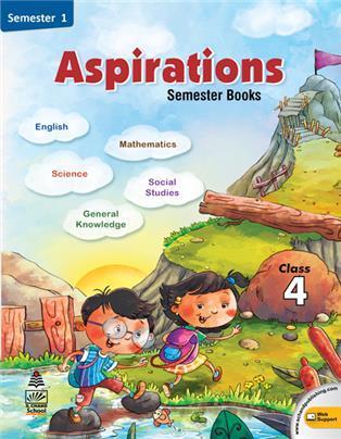 Book cover number 1 for Aspirations Class 4 Semester 1 written by Alka Rai published by S. Chand Publishing