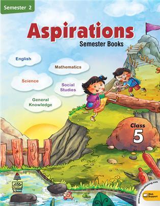 Book cover number 1 for Aspirations Class 5 Semester 2 written by Alka Rai published by S. Chand Publishing