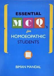 Book cover number 1 for Essential MCQ's For Homoeopathic Students written by Biman Mandal published by New Central Book Agency (P) Ltd