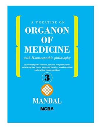Book cover number 1 for A Treatise On Organon Of Medicine With Homoeopathic Philosophy Volume 3 written by Biman Mandal published by New Central Book Agency (P) Ltd