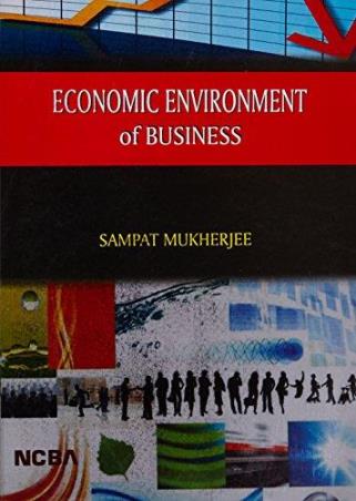 Book cover number 1 for Economic Environment Of Business written by Sampat Mukherjee published by New Central Book Agency (P) Ltd