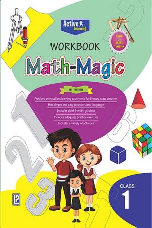 Book cover number 1 for Active Learning Math-Magic Workbook Class 1 written by R. Gupta published by Laxmi Publications (P) Ltd.