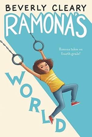 Book cover number 1 for Ramona's World written by Beverly Cleary published by Harper Collins Publishers