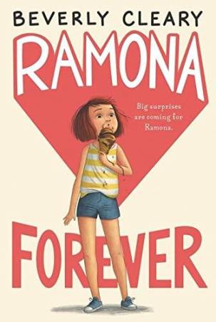 Book cover number 1 for Ramona Forever written by Beverly Cleary published by Harper Collins Publishers