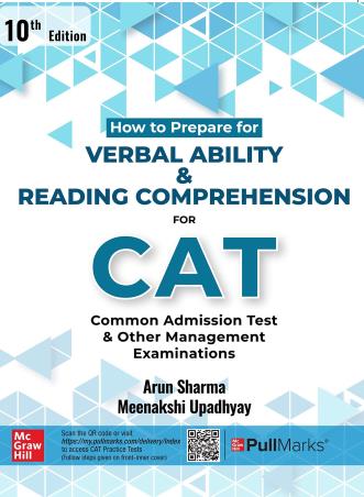 Book cover number 1 for How To Prepare For Verbal Ability & Reading Comprehension For CAT written by Arun Sharma, Meenakshi Upadhyay published by McGraw Hill Education Private Limited