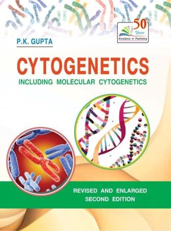 Book cover number 1 for Cytogenetics written by P. K. Gupta published by Rastogi Publications