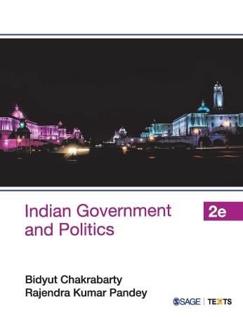 Book cover number 1 for Indian Government And Politics written by Bidyut Chakrabarty, Rajendra Kumar Pandey published by Sage Publications