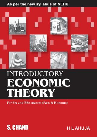Book cover number 1 for Introductory Economic Theory written by H. L. Ahuja published by S. Chand Publishing