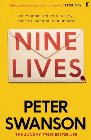 Book cover number 1 for Nine Lives written by Peter Swanson published by Faber & Faber