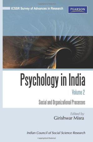 Book cover number 1 for Psychology In India Volume 2 : Social And Organizational Processes written by Girishwar Misra published by Pearson Education