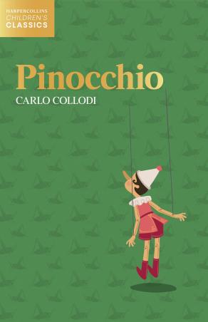 Book cover number 1 for Pinocchio written by Carlo Collodi published by Harper Collins Publishers
