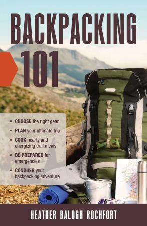 Book cover number 1 for Backpacking 101 written by Heather Balogh Rochfort published by Adams Media