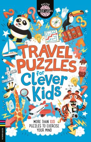 Book cover number 1 for Travel Puzzles For Clever Kids written by Gareth Moore, Chris Dickason published by Buster Books