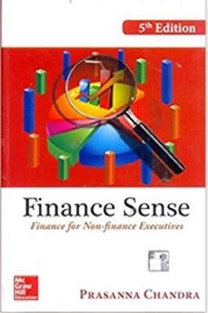Book cover number 1 for EBook Finance Sense written by Prasanna Chandra published by McGraw Hill Education Private Limited