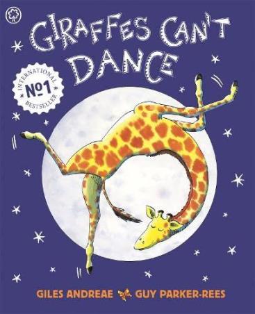 Book cover number 1 for Giraffes Can't Dance written by Giles Andreae published by Hachette