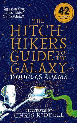 Book cover number 1 for The Hitchhiker's Guide To The Galaxy written by Douglas Adams, Chris Riddell published by Pan Macmillan