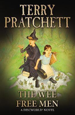 Book cover number 1 for The Wee Free Men written by Terry Pratchett published by Corgi Books