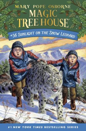 Book cover number 1 for Magic Tree House : 36 Sunlight On The Snow Leopard written by Mary Pope Osborne published by Random House