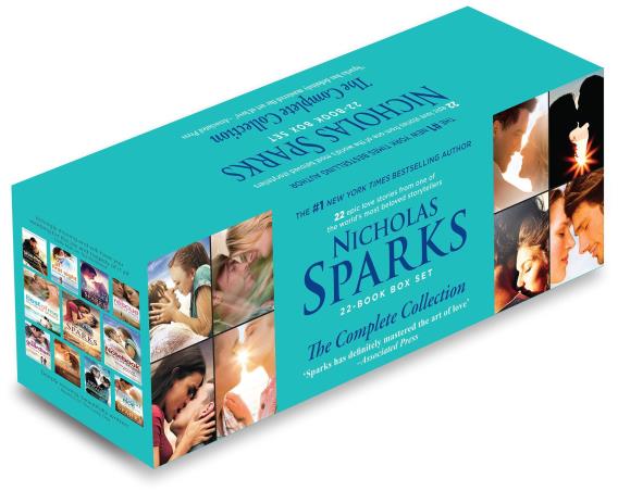 Book cover number 1 for Nicholas Sparks : The Complete Collection (Set Of 22 Books) written by Nicholas Sparks published by Sphere