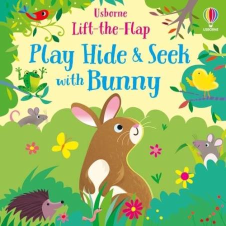 Book cover number 1 for Play Hide & Seek With Bunny written by Sam Taplin published by Usborne