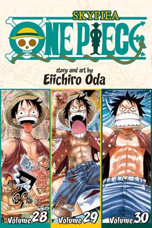 Book cover number 1 for Skypiea One Piece : Volume 28, 29, 30 written by Eiichiro Oda published by Viz Media