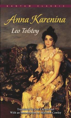 Book cover number 1 for Anna Karenina written by Leo Tolstoy published by Bantam Books