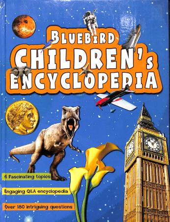 Book cover number 1 for Bkuebird Children Encyclopedia written by NA published by Bluebird Books
