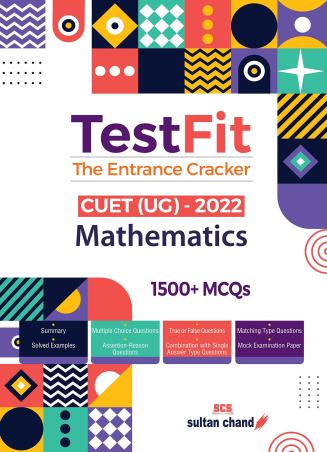 Book cover number 1 for TestFit : The Entrance Cracker Mathematics 1500+ MCQs CUET (UG) 2022 written by Ashish Bansal, Piyush Bansal published by Sultan Chand & Sons (P) Ltd
