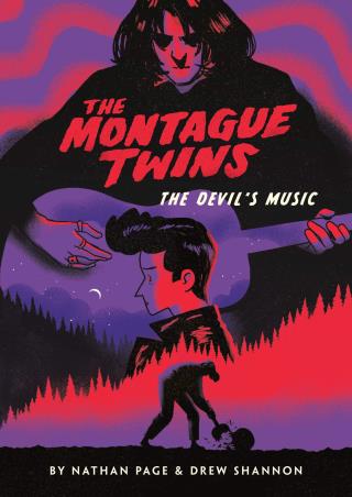 Book cover number 1 for The Montague Twins 2 : The Devil's Music written by Nathan Page published by Knopf