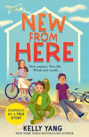 Book cover number 1 for New From Here written by Kelly Yang published by Simon & Schuster