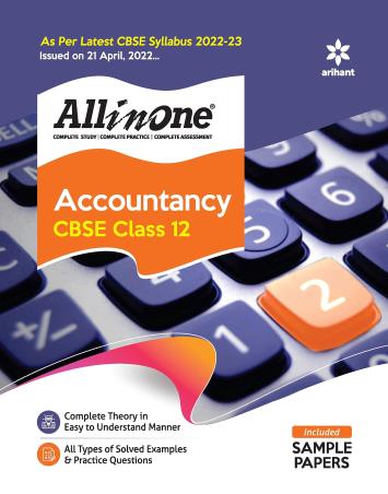 Book cover number 1 for All In One Accountancy Class 12 CBSE (2022-23) written by Richa Makkar, Parul Jain published by Arihant Prakashan