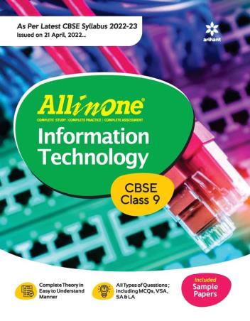 Book cover number 1 for All In One Information Technology (Code - 402) Class 9 CBSE (2022-23) written by Neetu Gaikwad published by Arihant Prakashan