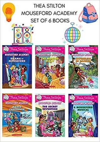 Book cover number 1 for Thea Stilton Mouseford Academy Set Of 6 Books written by Elisabetta Dami published by Scholastic