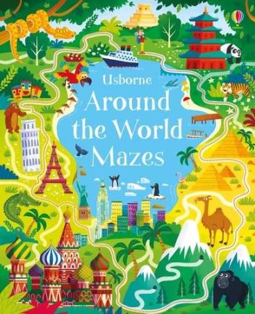 Book cover number 1 for Around The World Mazes written by Sam Smith published by Usborne