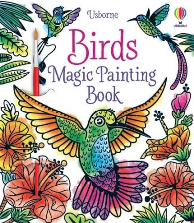 Book cover number 1 for Birds Magic Painting Book written by Abigail Wheatley published by Usborne