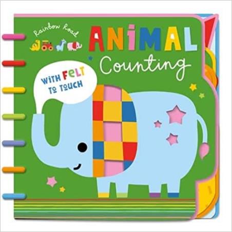 Book cover number 1 for Rainbow Road Animal Counting written by Rosie Greening published by Scholastic