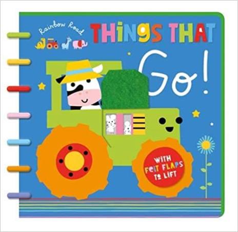 Book cover number 1 for Rainbow Road Things That Go written by Rosie Greening published by Scholastic