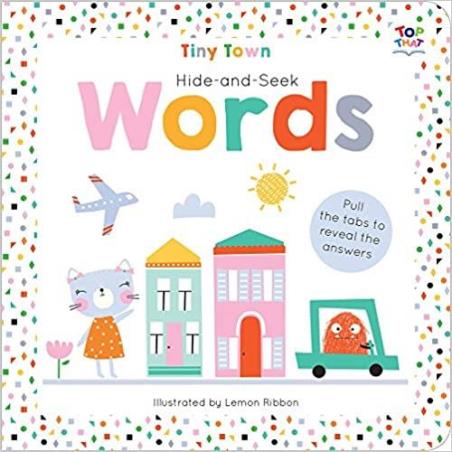Book cover number 1 for Tiny Town Hide & Seek Words written by Joshua George published by Scholastic